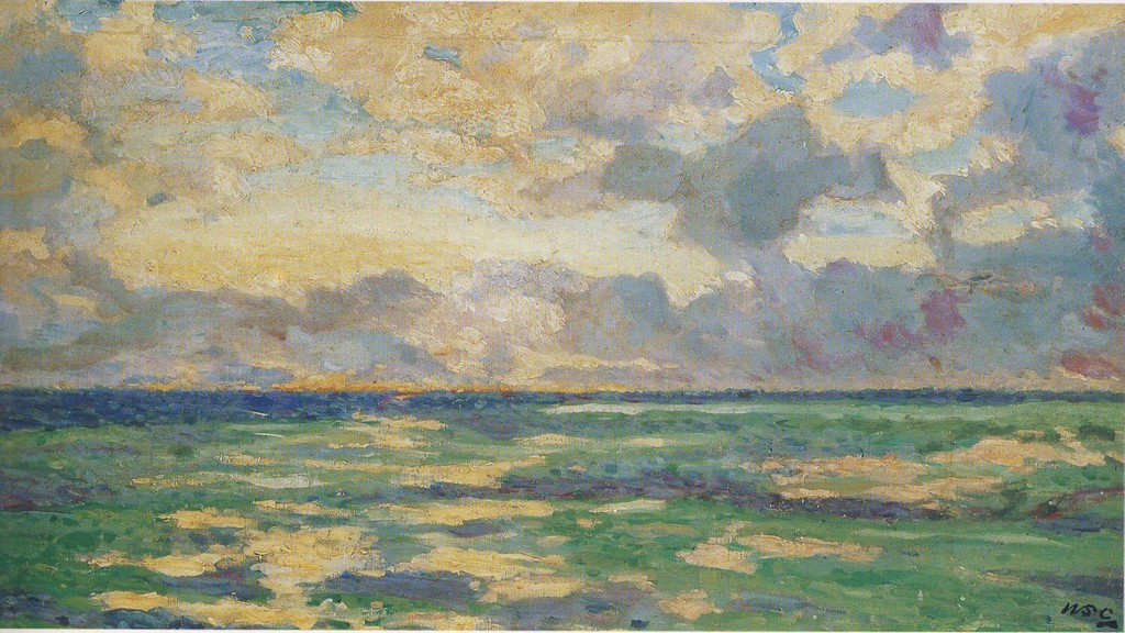 Daybreak at Cassis, 1920. Winston Churchill.