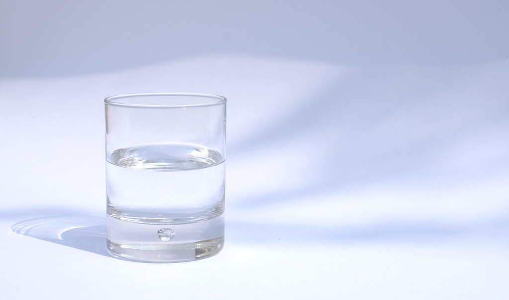 Full glass of water