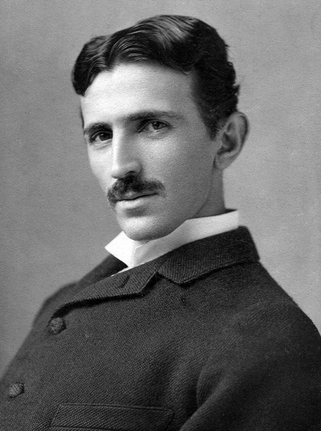 Nikola Tesla (1856-1943) at age 34