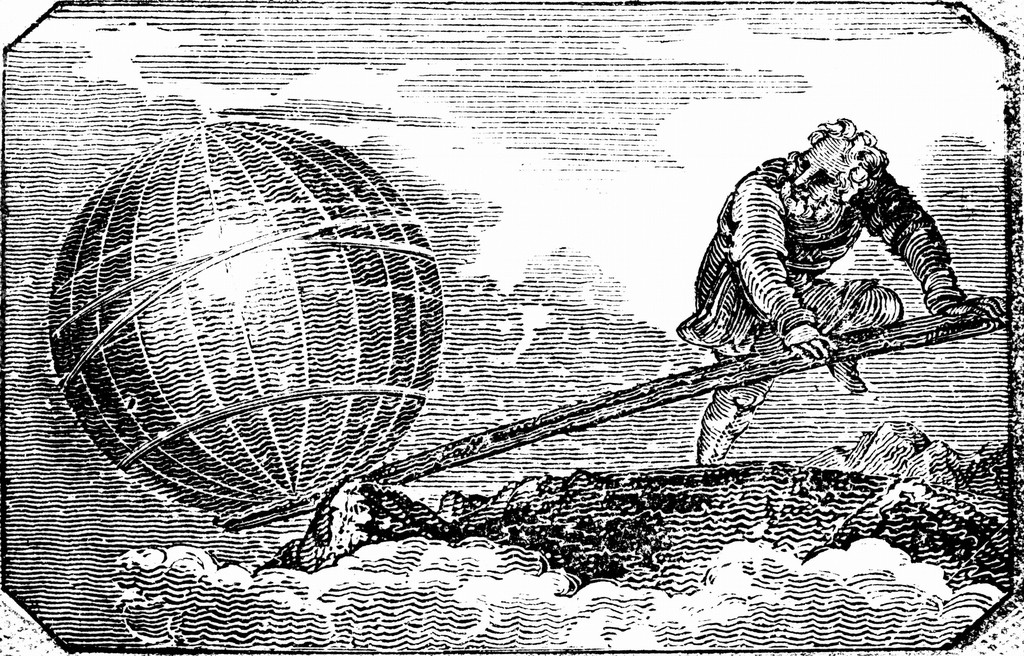 Archimedes lever, Mechanics Magazine 1824